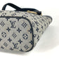 LOUIS VUITTON Handbag M92676 Monogram mini canvas Navy Monogram mini Lucille PM