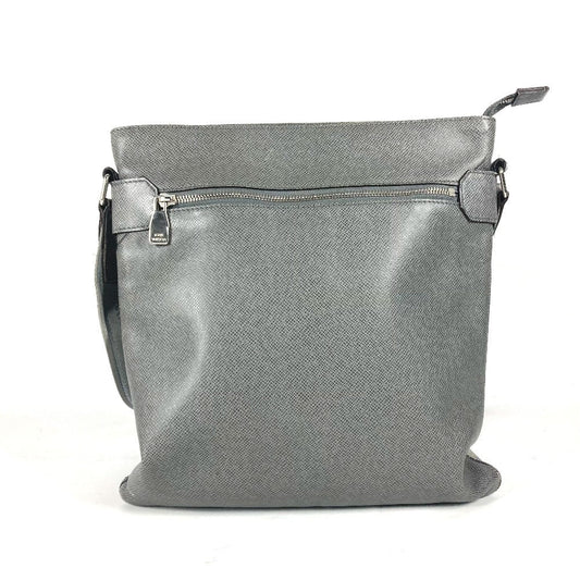 LOUIS VUITTON Shoulder Bag M32630 Taiga Leather gray Taiga Sasha