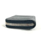 LOUIS VUITTON Coin case M63375 Taiga Leather black Taiga Portemonejour mens(Unisex) Used Authentic