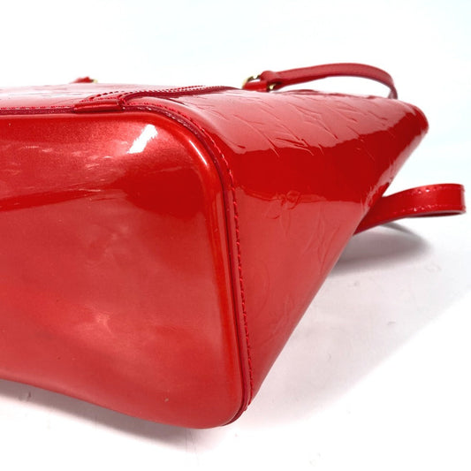 LOUIS VUITTON Shoulder Bag M91727 Monogram Vernis Red Monogram Vernis Avalon MM Women Used Authentic