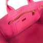 PRADA Tote Bag canvas pink Canapa logo Women Used Authentic