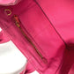 PRADA Tote Bag canvas pink Canapa logo Women Used Authentic