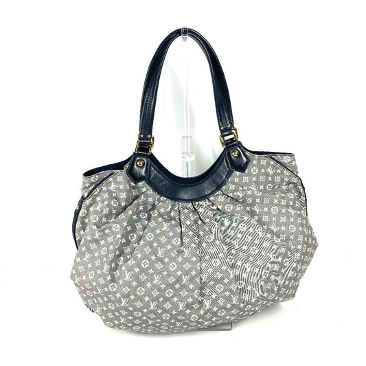 LOUIS VUITTON Shoulder Bag M40409 Monogram Ideal Navy Monogram Ideal Fantasy Women Used Authentic