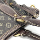 LOUIS VUITTON Shoulder Bag M95617 Monogram mini canvas Brown Monogram mini run Buzasu Anjoul Women Used Authentic