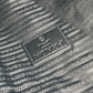 PRADA Handbag Nylon black quilting Triangle logo plate