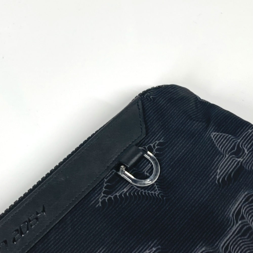 LOUIS VUITTON Clutch bag M80142 Nylon black Monogram Reversible A4 Pochette unisex(Unisex) Used Authentic