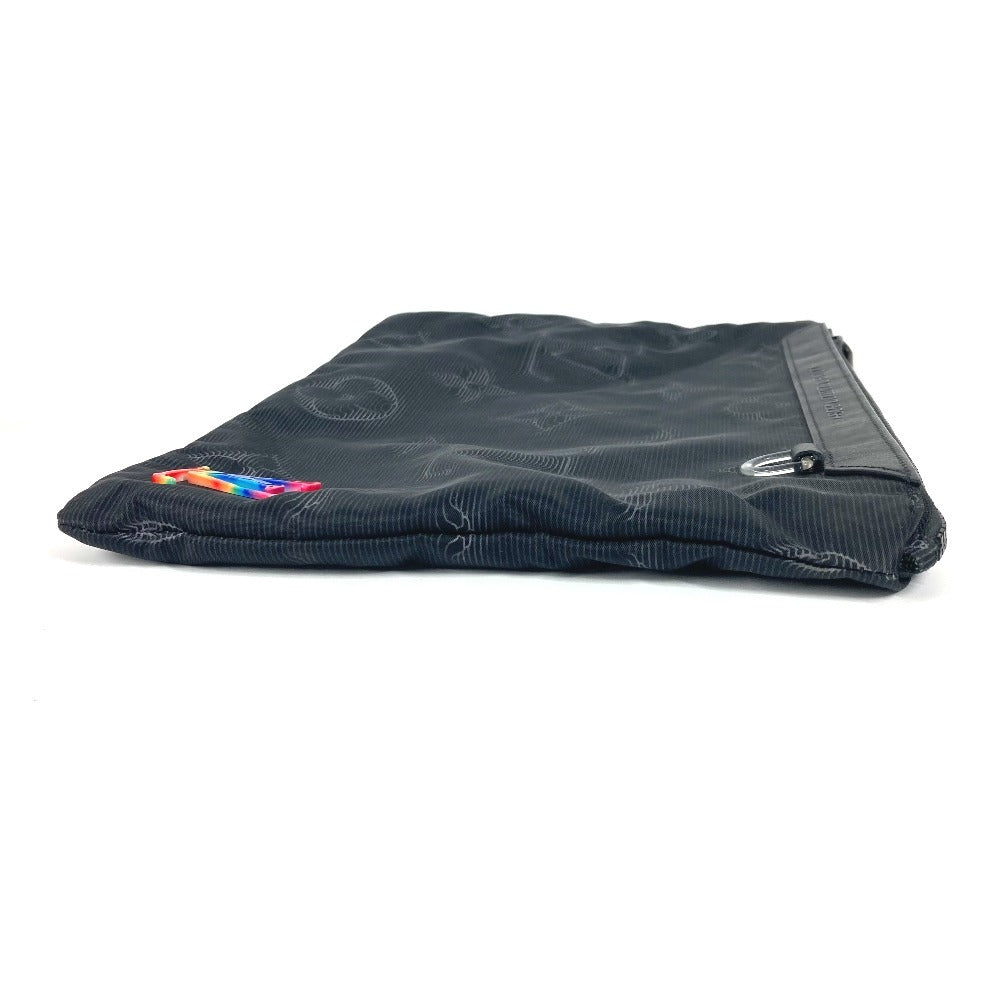 LOUIS VUITTON Clutch bag M80142 Nylon black Monogram Reversible A4 Pochette unisex(Unisex) Used Authentic