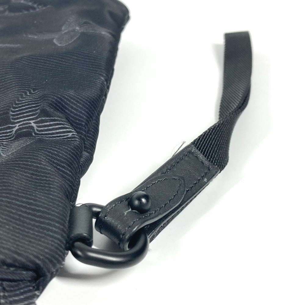LOUIS VUITTON Clutch bag M80142 Nylon black Monogram Reversible A4 Pochette unisex(Unisex) Used Authentic