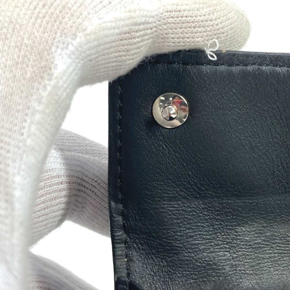 LOUIS VUITTON Trifold wallet M67630 Monogram Eclipse Canvas black Monogram Eclipse Discovery Compact mens Used Authentic