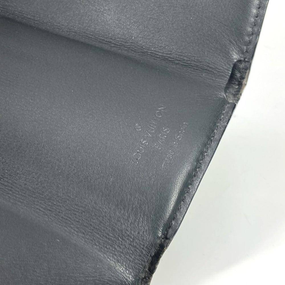 LOUIS VUITTON Trifold wallet M67630 Monogram Eclipse Canvas black Monogram Eclipse Discovery Compact mens Used Authentic
