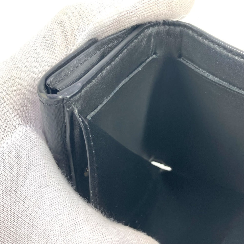 LOUIS VUITTON Trifold wallet M67630 Monogram Eclipse Canvas black Monogram Eclipse Discovery Compact mens Used Authentic