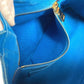 PRADA Handbag canvas blue logo Canapa mini Women Used Authentic