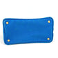 PRADA Handbag canvas blue logo Canapa mini Women Used Authentic