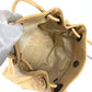 CHANEL Shoulder Bag leather beige vintage CC COCO Mark Fringe Tassel