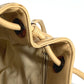 CHANEL Shoulder Bag leather beige vintage CC COCO Mark Fringe Tassel