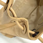 CHANEL Shoulder Bag leather beige vintage CC COCO Mark Fringe Tassel