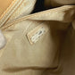 CHANEL Shoulder Bag leather beige vintage CC COCO Mark Fringe Tassel