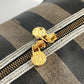 FENDI Boston Duffel bag PVC / Leather khaki 2WAY Bag Shoulder Bag Vintage Pecan
