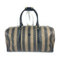 FENDI Boston Duffel bag PVC / Leather khaki 2WAY Bag Shoulder Bag Vintage Pecan