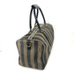 FENDI Boston Duffel bag PVC / Leather khaki 2WAY Bag Shoulder Bag Vintage Pecan