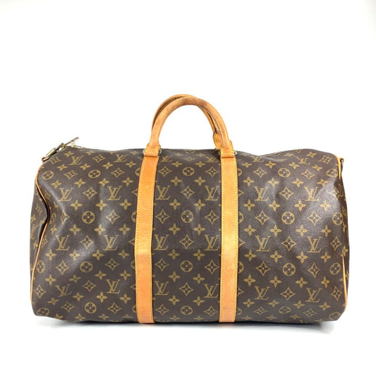 LOUIS VUITTON Boston Duffel bag M41416 Monogram canvas Brown Monogram Keepall 45