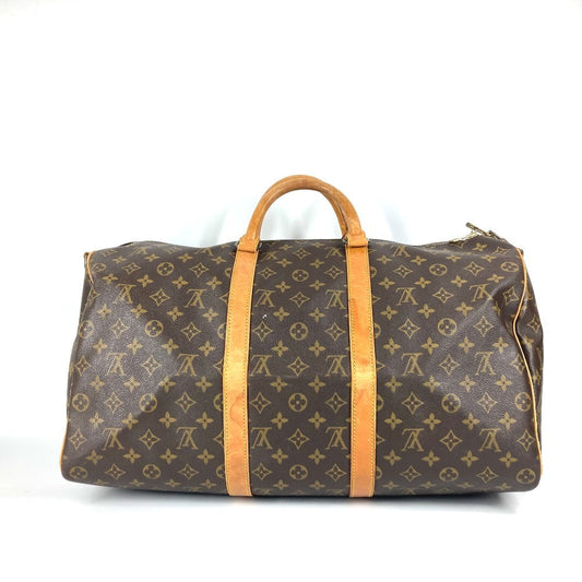 LOUIS VUITTON Boston Duffel bag M41416 Monogram canvas Brown Monogram Keepall 45