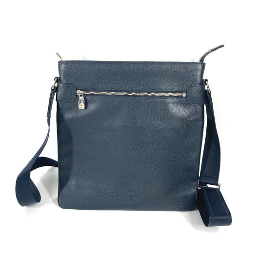 LOUIS VUITTON Shoulder Bag M32629 Taiga Leather Navy Taiga Sasha