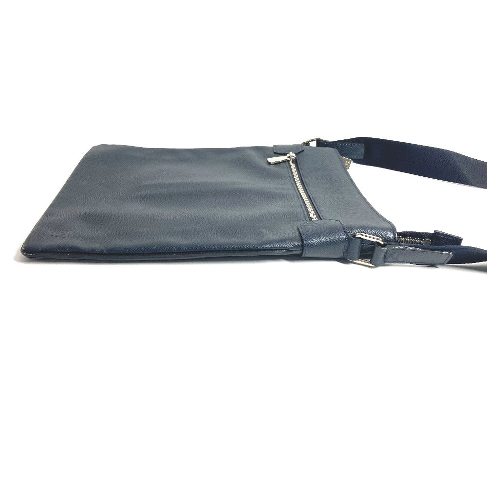 LOUIS VUITTON Shoulder Bag M32629 Taiga Leather Navy Taiga Sasha