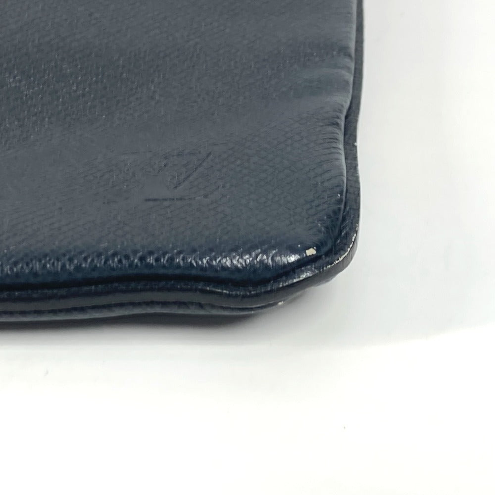 LOUIS VUITTON Shoulder Bag M32629 Taiga Leather Navy Taiga Sasha