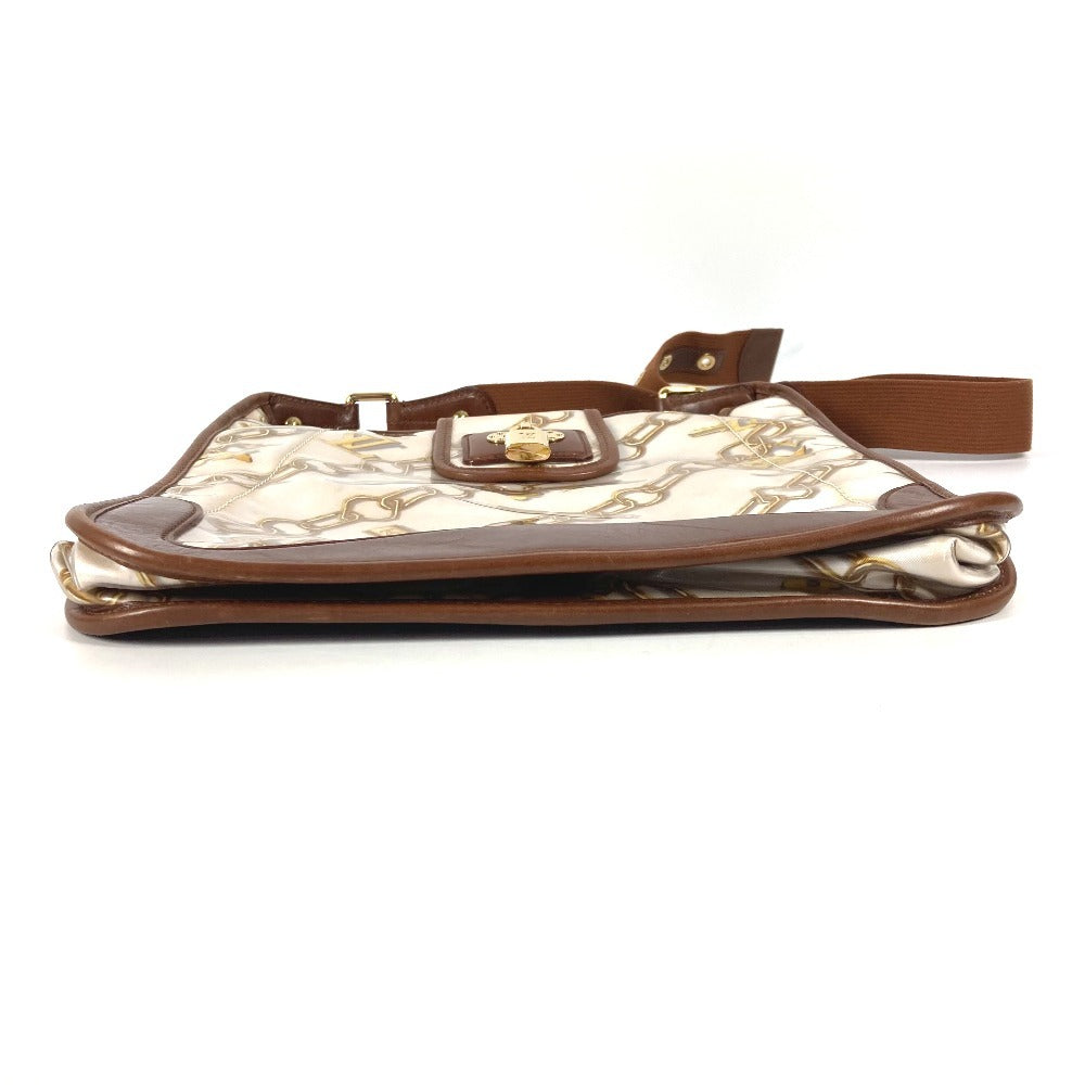LOUIS VUITTON Shoulder Bag M95158 Plastics, Leather white Monogram charm Musette