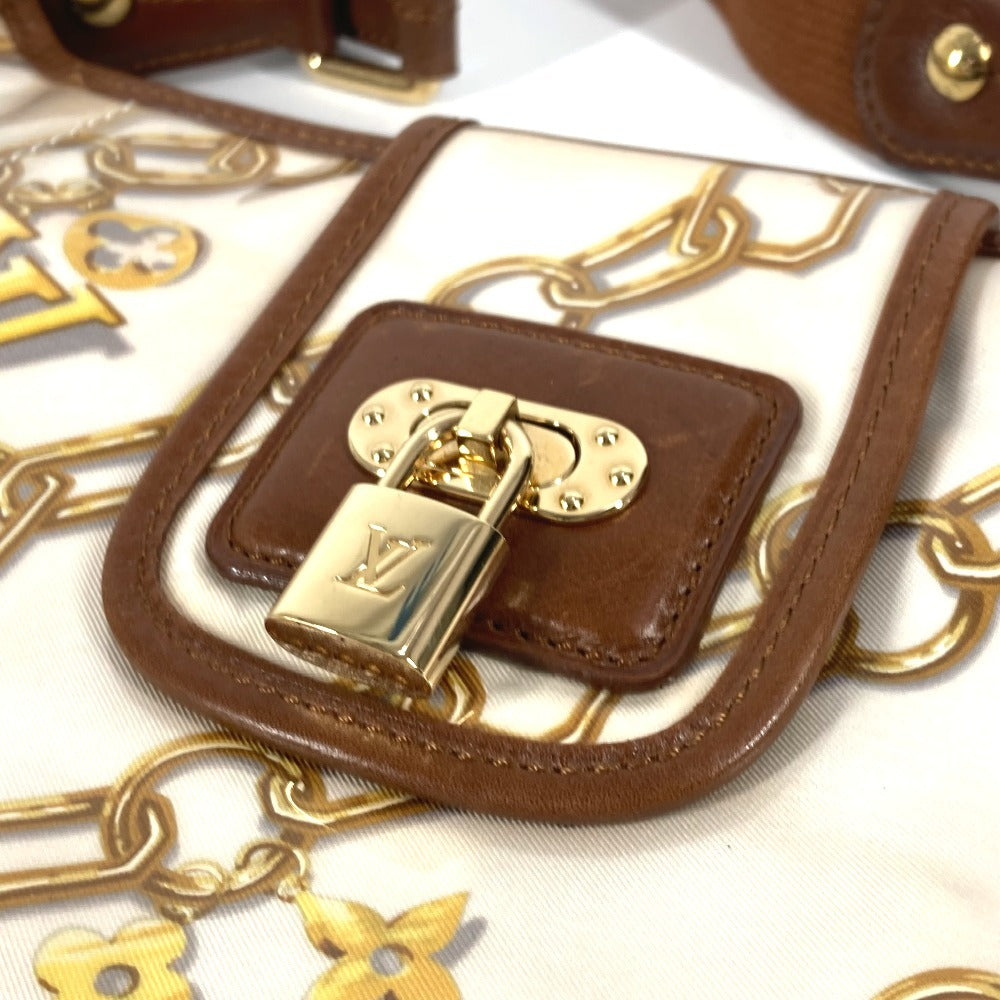 LOUIS VUITTON Shoulder Bag M95158 Plastics, Leather white Monogram charm Musette