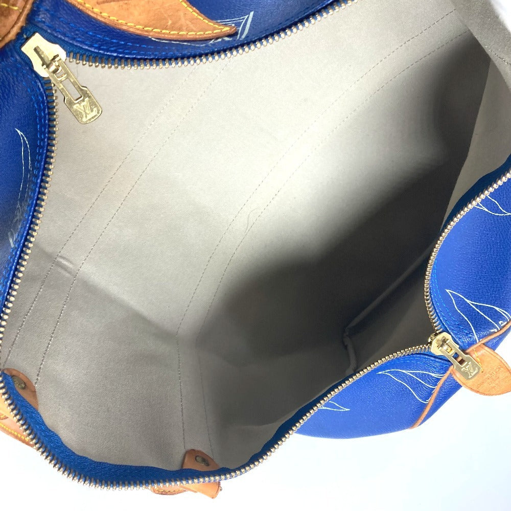 LOUIS VUITTON Boston Duffel bag M80014 Canvas, Leather blue LVCUP Keepall 45 unisex(Unisex) Used Authentic
