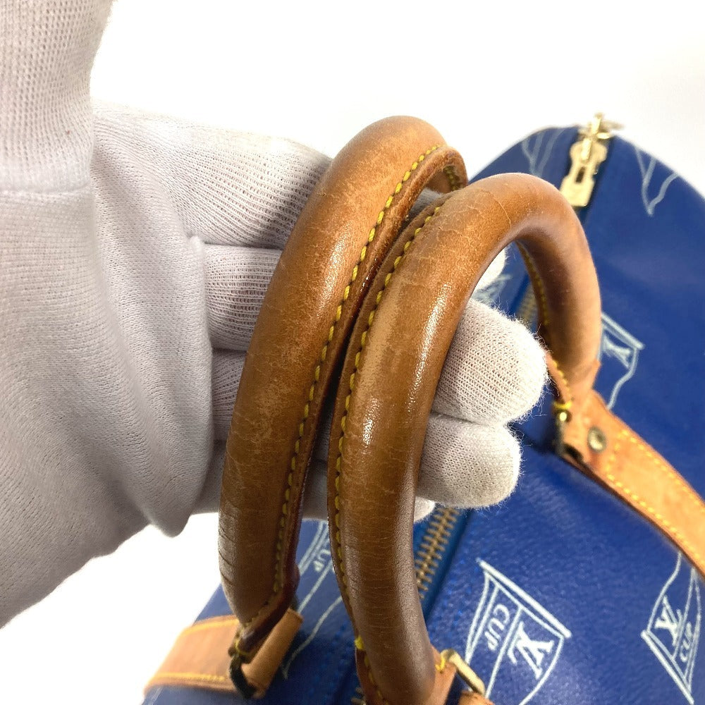LOUIS VUITTON Boston Duffel bag M80014 Canvas, Leather blue LVCUP Keepall 45 unisex(Unisex) Used Authentic