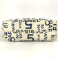 CHANEL Pouch canvas white Bysy line Pouch
