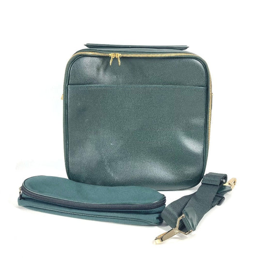 LOUIS VUITTON Shoulder Bag M30764 Taiga Leather khaki Taiga Tula