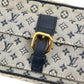 LOUIS VUITTON Shoulder Bag M92217 Monogram mini canvas Navy Monogram Mini Juliet Women Used Authentic