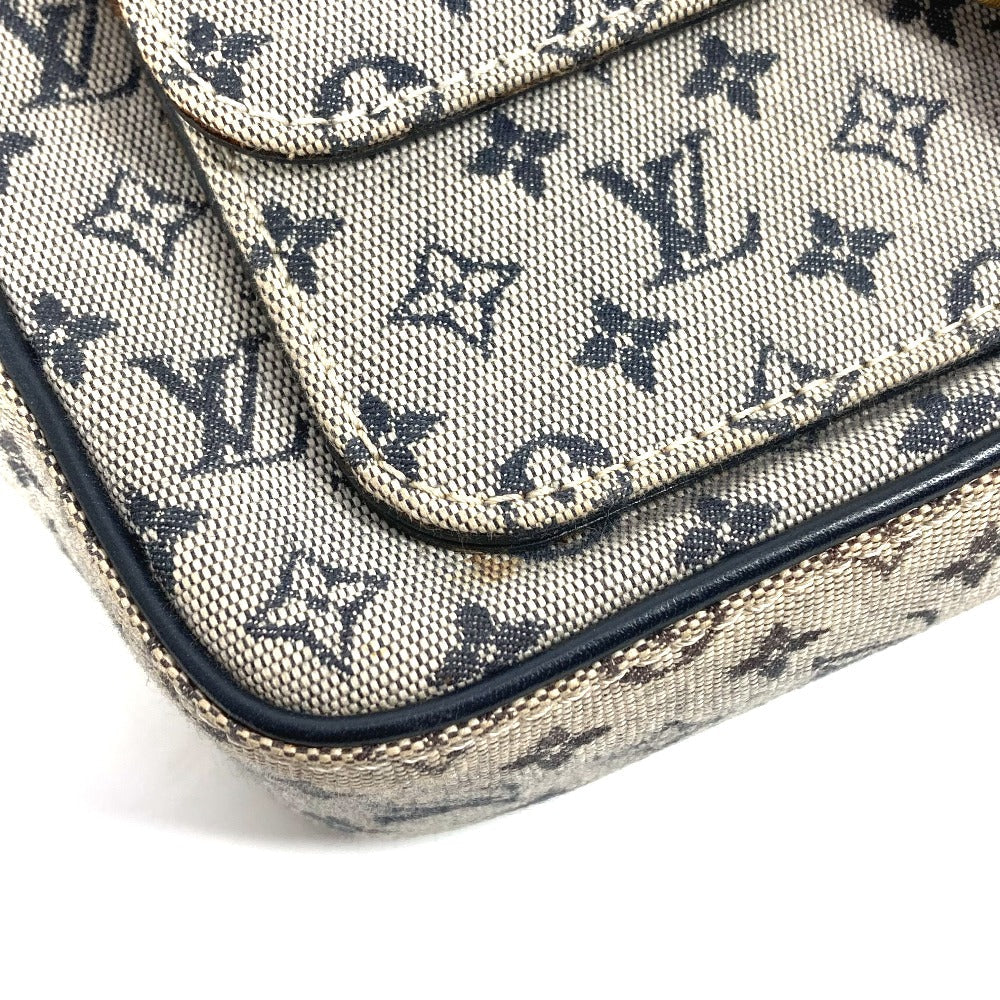 LOUIS VUITTON Shoulder Bag M92217 Monogram mini canvas Navy Monogram Mini Juliet Women Used Authentic