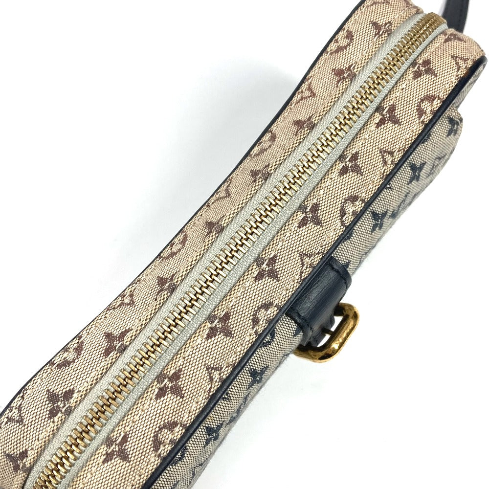 LOUIS VUITTON Shoulder Bag M92217 Monogram mini canvas Navy Monogram Mini Juliet Women Used Authentic