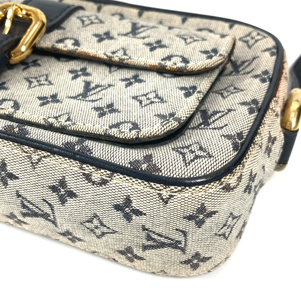 LOUIS VUITTON Shoulder Bag M92217 Monogram mini canvas Navy Monogram Mini Juliet Women Used Authentic