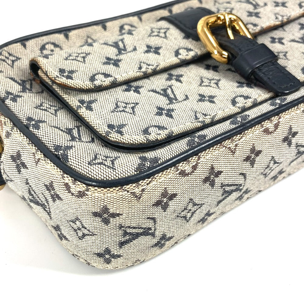 LOUIS VUITTON Shoulder Bag M92217 Monogram mini canvas Navy Monogram Mini Juliet Women Used Authentic