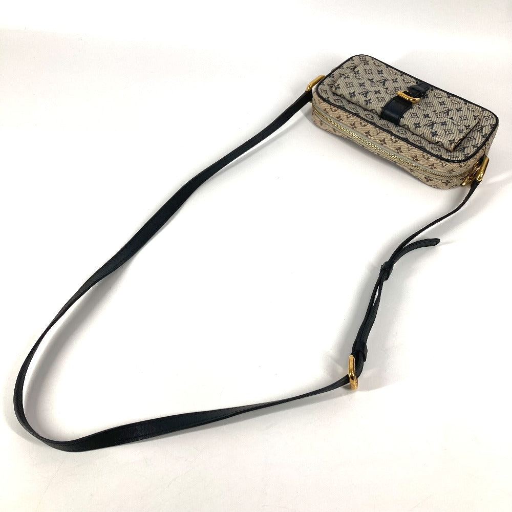 LOUIS VUITTON Shoulder Bag M92217 Monogram mini canvas Navy Monogram Mini Juliet Women Used Authentic