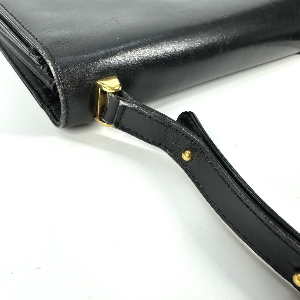 LOUIS VUITTON Handbag M63932 leather black Opera line Delph