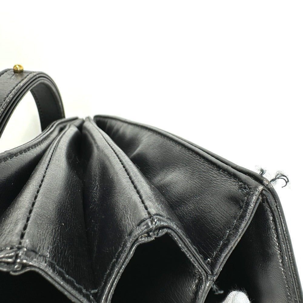 LOUIS VUITTON Handbag M63932 leather black Opera line Delph