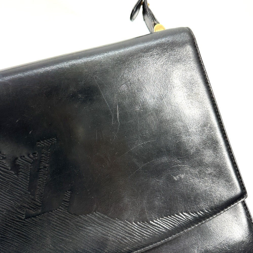 LOUIS VUITTON Handbag M63932 leather black Opera line Delph