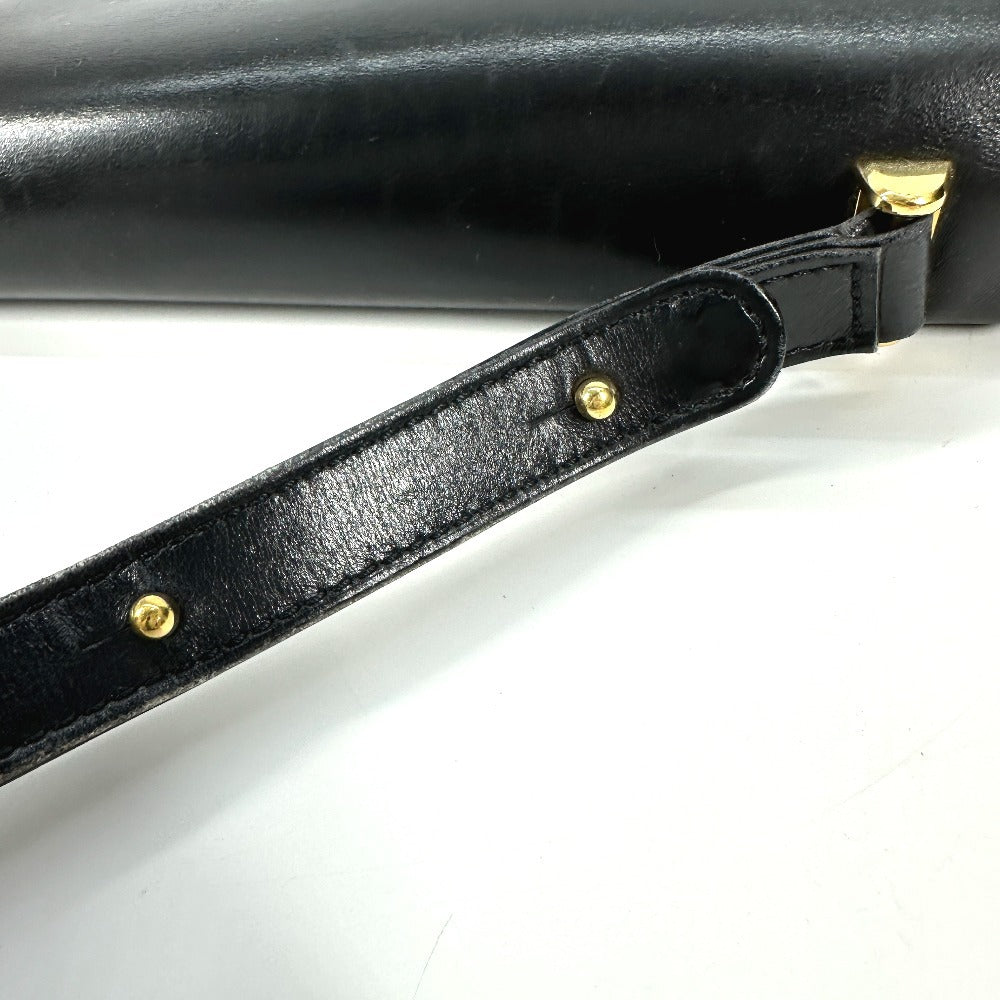 LOUIS VUITTON Handbag M63932 leather black Opera line Delph