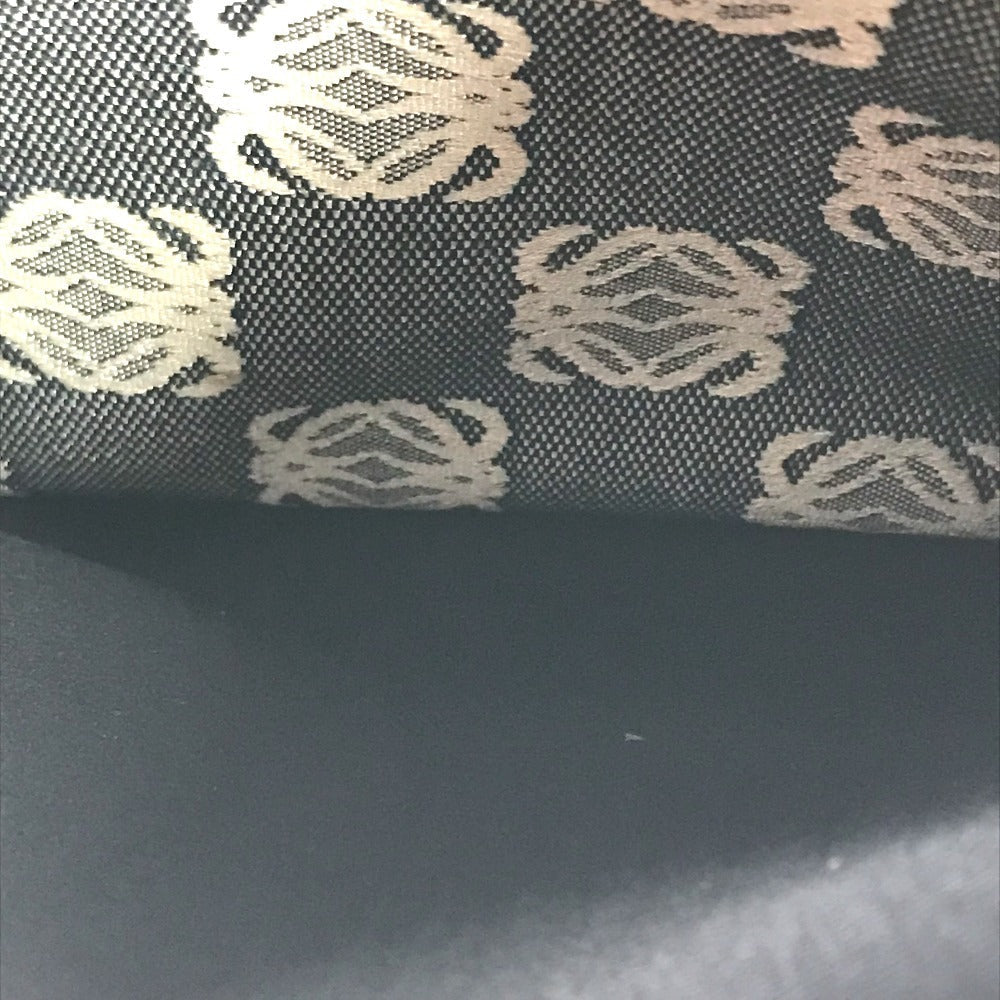 LOEWE Business bag Leather / canvas Gray type Anagram logo
