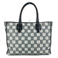 LOEWE Business bag Leather / canvas Gray type Anagram logo