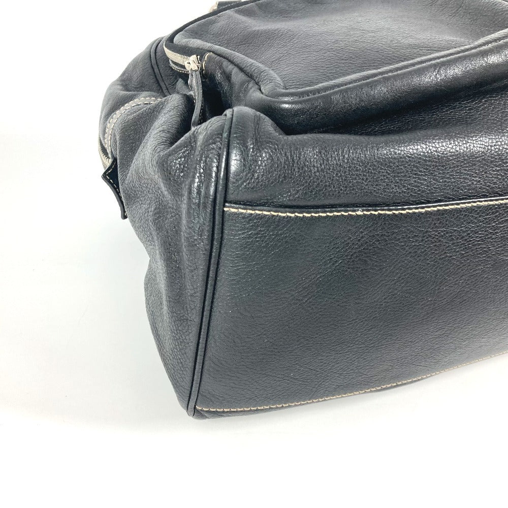GUCCI Boston Duffel bag 201847 leather black hysteria logo unisex(Unisex) Used Authentic