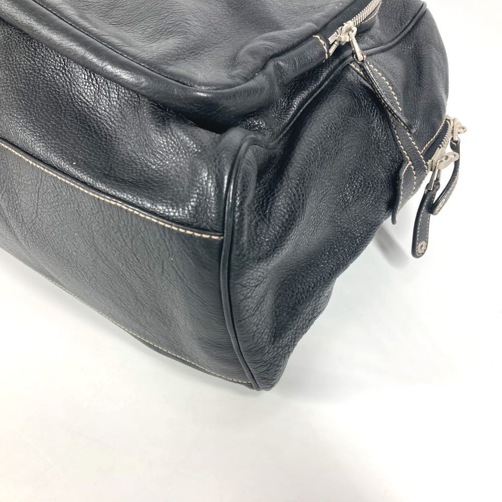 GUCCI Boston Duffel bag 201847 leather black hysteria logo unisex(Unisex) Used Authentic