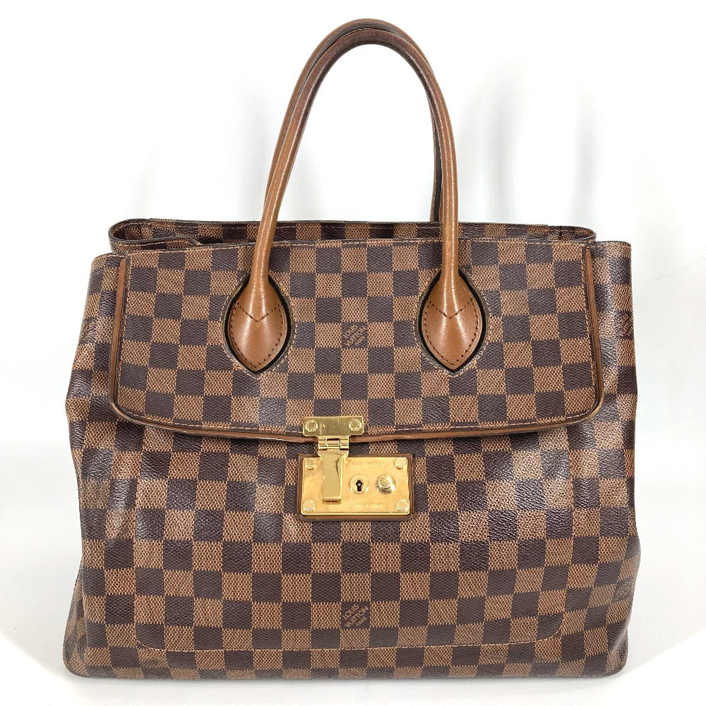 LOUIS VUITTON Handbag N41273 Damier canvas Brown Damier Ascot Women Used Authentic